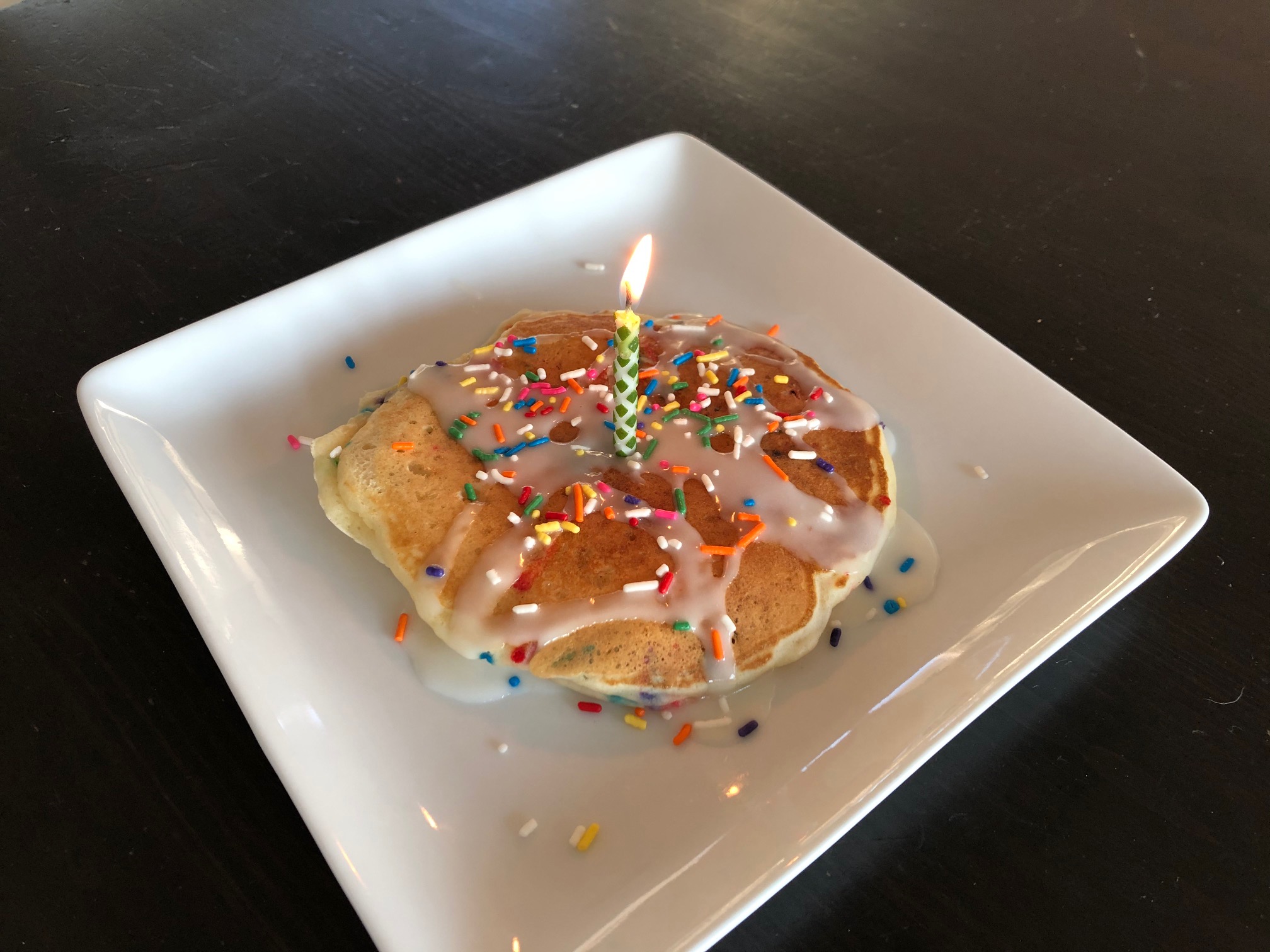 birthday cake pancakes